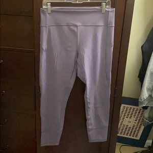 Purple Lululemon Fast and Free Leggings